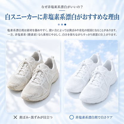 SHIROKA™ 衣類の色移り黄ばみ除去クリーナー